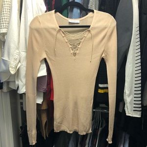 Sandro light weight knit top